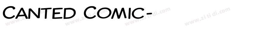 Canted Comic字体转换